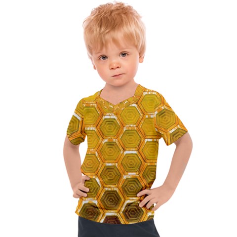 Hexagonal Windows Kids  Sports Tee by essentialimage365