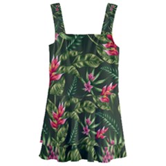 Tropical Flowers Kids  Layered Skirt Swimsuit by goljakoff