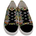 Sugar Skulls Pattern Men s Low Top Canvas Sneakers View1