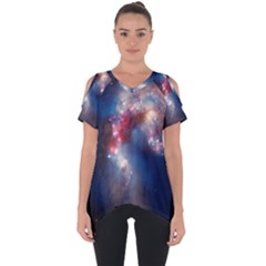 Galaxy Cut Out Side Drop Tee by ExtraAwesomeSauce