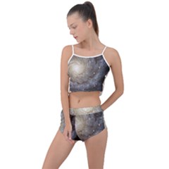 Spiral Galaxy Summer Cropped Co-ord Set by ExtraAwesomeSauce