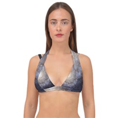 Spiral Galaxy Double Strap Halter Bikini Top by ExtraAwesomeSauce