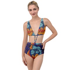 Koi Fish Tied Up Two Piece Swimsuit by ExtraAwesomeSauce