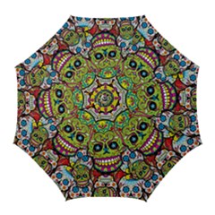 Sugar Skulls Golf Umbrellas by ExtraAwesomeSauce