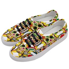 Sugar Skulls Women s Classic Low Top Sneakers by ExtraAwesomeSauce