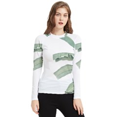 Banana Leaf Women s Long Sleeve Rash Guard by goljakoff