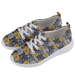 Cute Cat Pattern Women s Lightweight Sports Shoes by ExtraAwesomeSauce