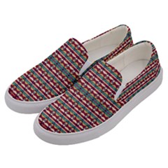 Native American Pattern Men s Canvas Slip Ons by ExtraAwesomeSauce