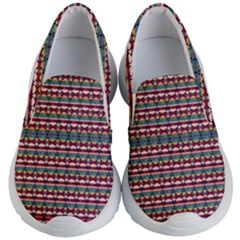 Native American Pattern Kids Lightweight Slip Ons by ExtraAwesomeSauce