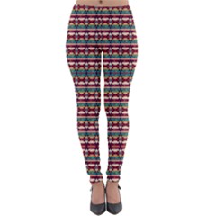 Native American Pattern Lightweight Velour Leggings by ExtraAwesomeSauce