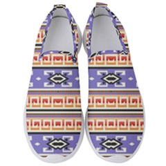 Native American Pattern Men s Slip On Sneakers by ExtraAwesomeSauce