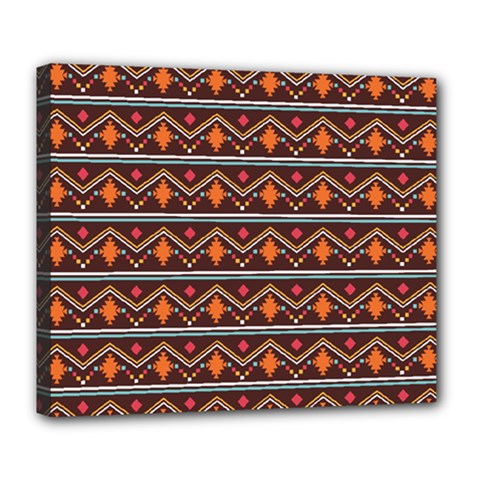 Native American Pattern Deluxe Canvas 24  X 20  (stretched) by ExtraAwesomeSauce