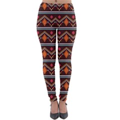 Native American Pattern Lightweight Velour Leggings by ExtraAwesomeSauce