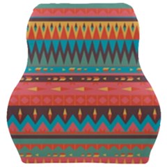 Native American Pattern Car Seat Velour Cushion  by ExtraAwesomeSauce