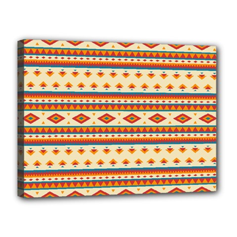 Native American Pattern Canvas 16  X 12  (stretched) by ExtraAwesomeSauce