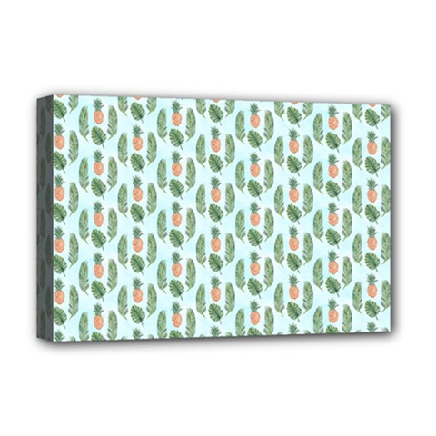 Summer Pattern Deluxe Canvas 18  X 12  (stretched) by ExtraAwesomeSauce