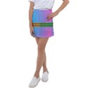 Vaporwave Hack The Planet 4 Kids  Tennis Skirt View1