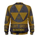 Fallout Shelter In Basement Radiation Sign Men s Sweatshirt View2