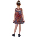 Phoenix in the Rain Abstract Pattern Kids  Cross Back Dress View2