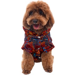 Phoenix Rising Colorful Abstract Art Dog Coat by CrypticFragmentsDesign