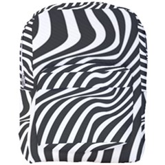 Wave Line Curve Full Print Backpack by Dutashop