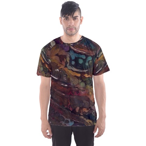 Abstract Art Men s Sport Mesh Tee by Dutashop