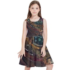 Abstract Art Kids  Skater Dress by Dutashop