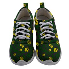 Yellow Flowers Athletic Shoes by Eskimos