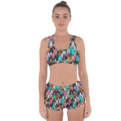 Abstract Triangle Tree Racerback Boyleg Bikini Set by Dutashop