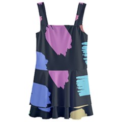Many Colors Pattern Seamless Kids  Layered Skirt Swimsuit by Dutashop