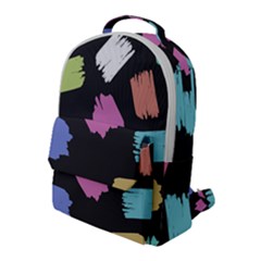 Many Colors Pattern Seamless Flap Pocket Backpack (large) by Dutashop