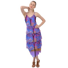 Tree Sunset Layered Bottom Dress by icarusismartdesigns