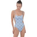 Tulip  flower  Tie Strap One Piece Swimsuit View1