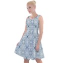 Tulip flower garden  Knee Length Skater Dress View1