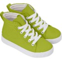 Acid Green Kids  Hi-Top Skate Sneakers View3