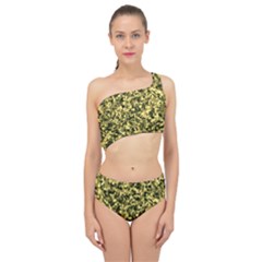 Camouflage Sand  Spliced Up Two Piece Swimsuit by JustToWear