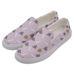 Birds In The Sky  Men s Canvas Slip Ons by SychEva