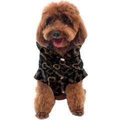 Modern Intricate Print Pattern Dog Coat by dflcprintsclothing