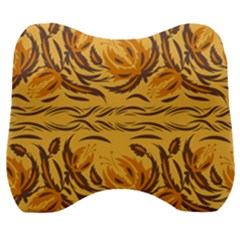 Folk Flowers Velour Head Support Cushion by Eskimos