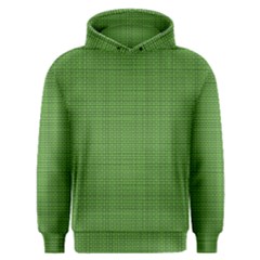 Green Knitted Pattern Men s Overhead Hoodie by goljakoff