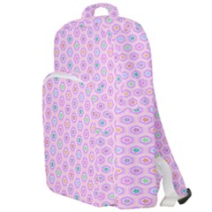 Hexagonal Pattern Unidirectional Double Compartment Backpack by Dutashop