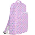 Hexagonal Pattern Unidirectional Double Compartment Backpack View2