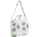 Cannabis Curative Cut Out Drug Square Shoulder Tote Bag View2