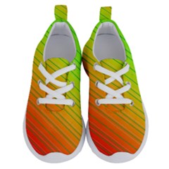 Orange Green Gradient Hunter Running Shoes by Dutashop