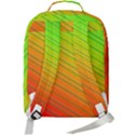 Orange Green Gradient Hunter Double Compartment Backpack View3