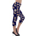 Little Fox - Navy - by LaRenard Lightweight Velour Capri Leggings  View4