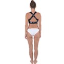 Skull Pattern Cross Back Hipster Bikini Top  View2