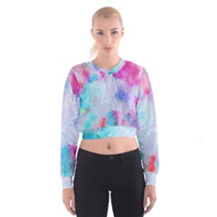 Rainbow Paint Cropped Sweatshirt by goljakoff