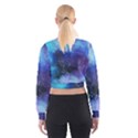 Blue paint Cropped Sweatshirt View2