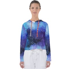 Blue Paint Women s Slouchy Sweat by goljakoff